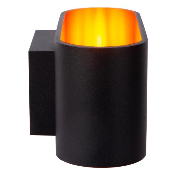 Lucide XERA - Lámpara de pared - 1xG9 - Negro - detalle 2